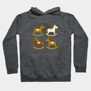 Rocking horses pattern Hoodie